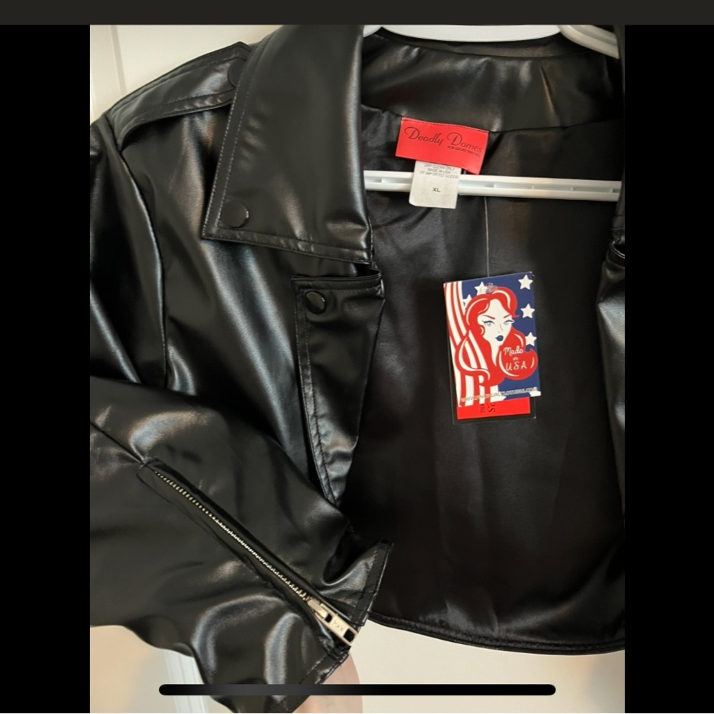 BNWT Deadly Dames Moto Bolero jacket - XL